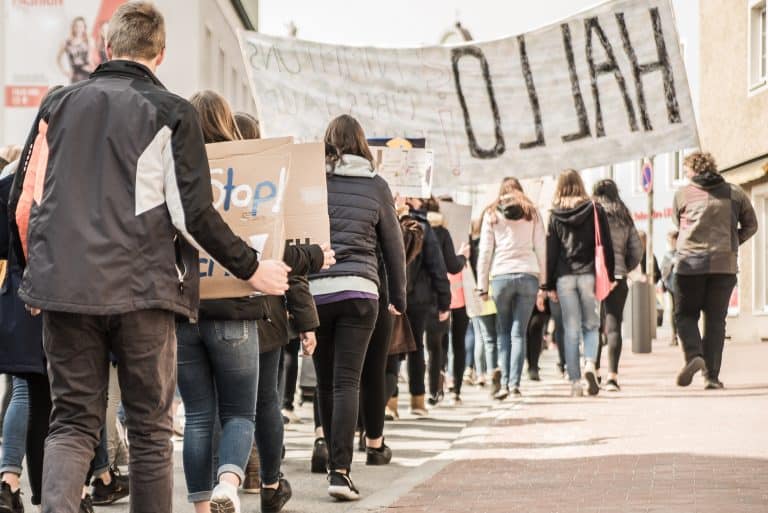 Demonstration afd gießen